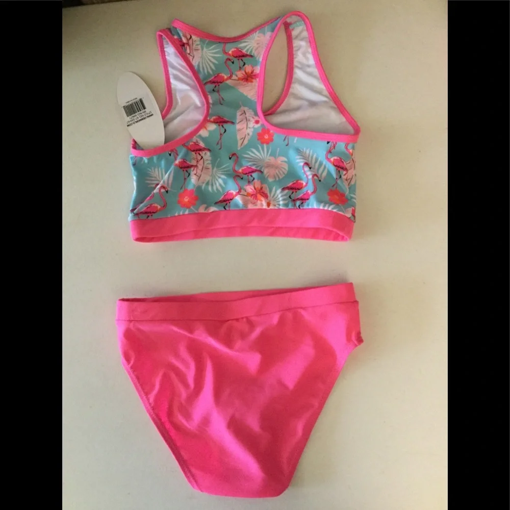 NWT Surf Zone sz 7 flamingo bright pink‎ 2pc